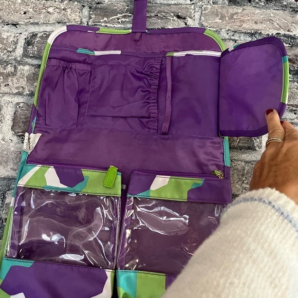 Travel/makeup/curling iron travel bag. Holds so much and very compact to pack - Picture 2 of 8